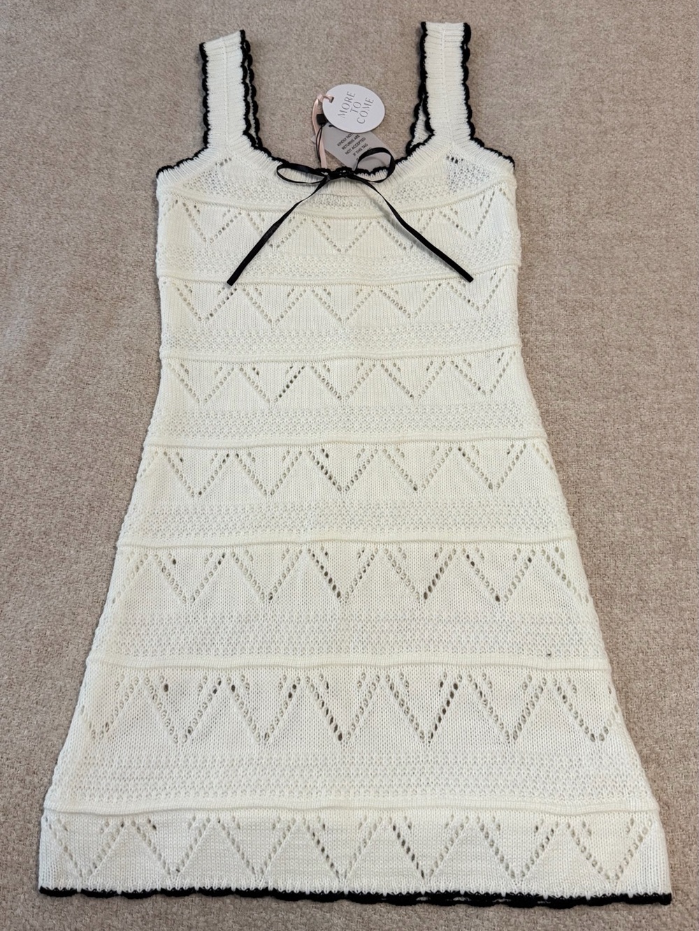 More To Come Adalise Mini Dress in White
